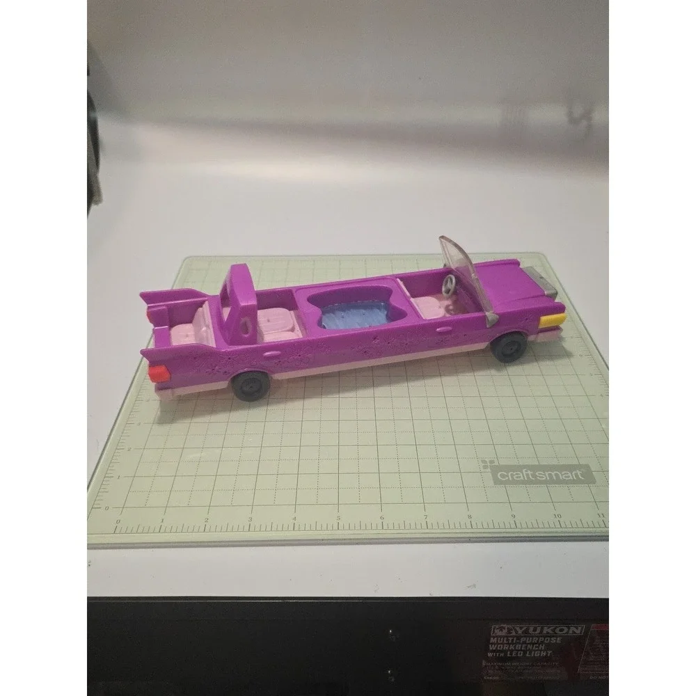 LPS Littlest Pet Shop Purple 12‎ Inch Stretch Limo Vehicle Car With Pool Hasbro